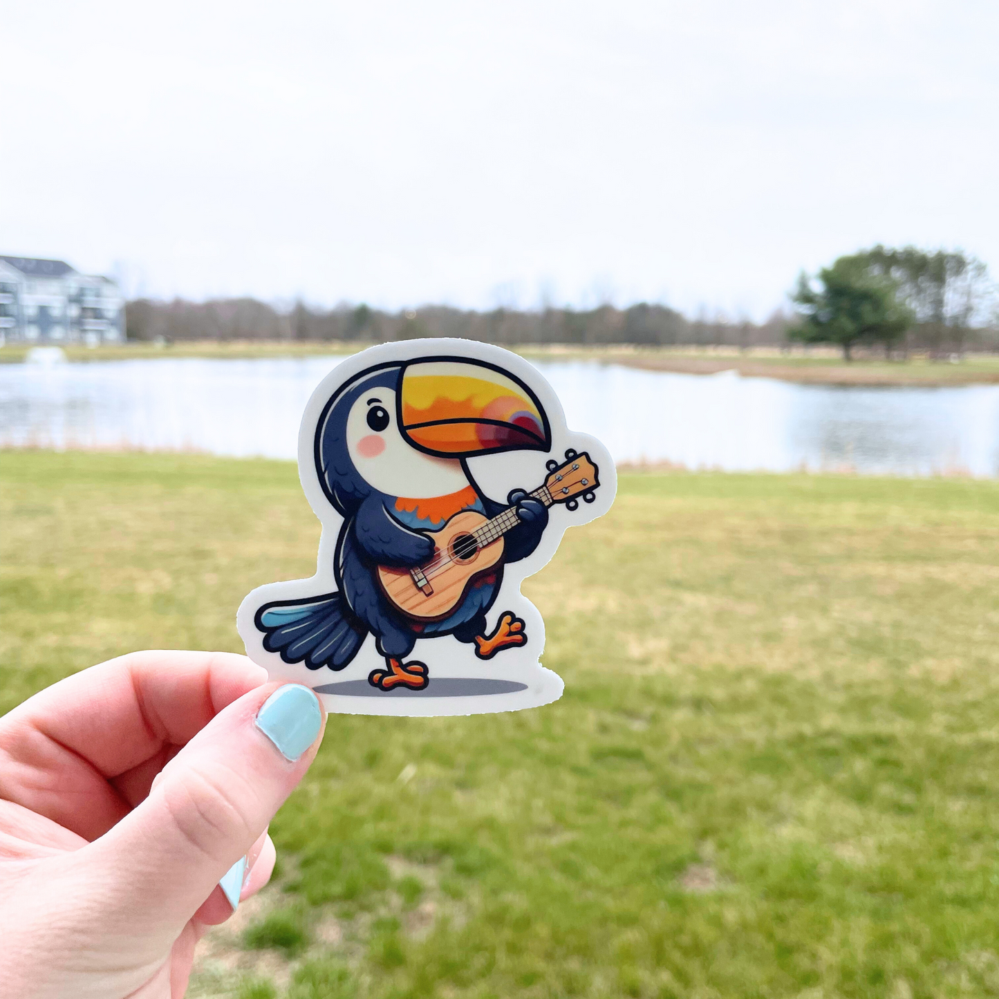 Ukulele Toucan Sticker