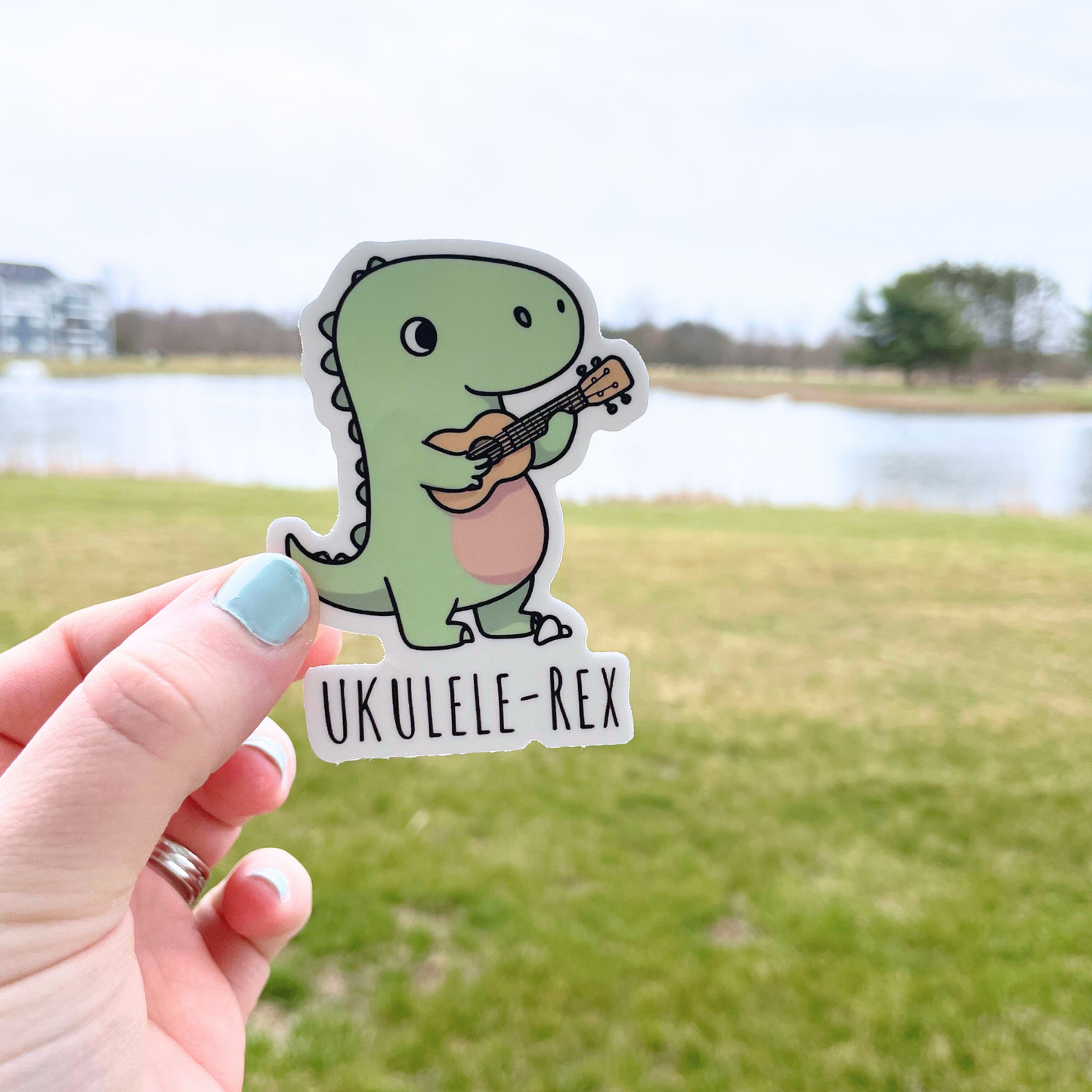 Ukulele Rex Sticker