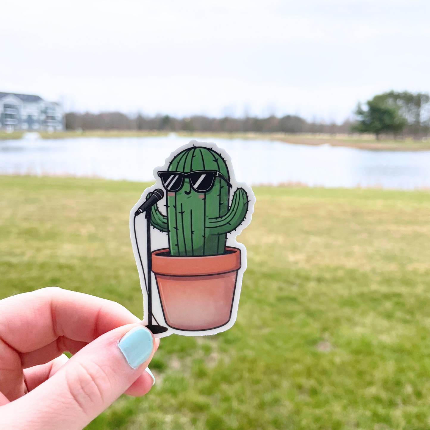 Singing Cactus Sticker