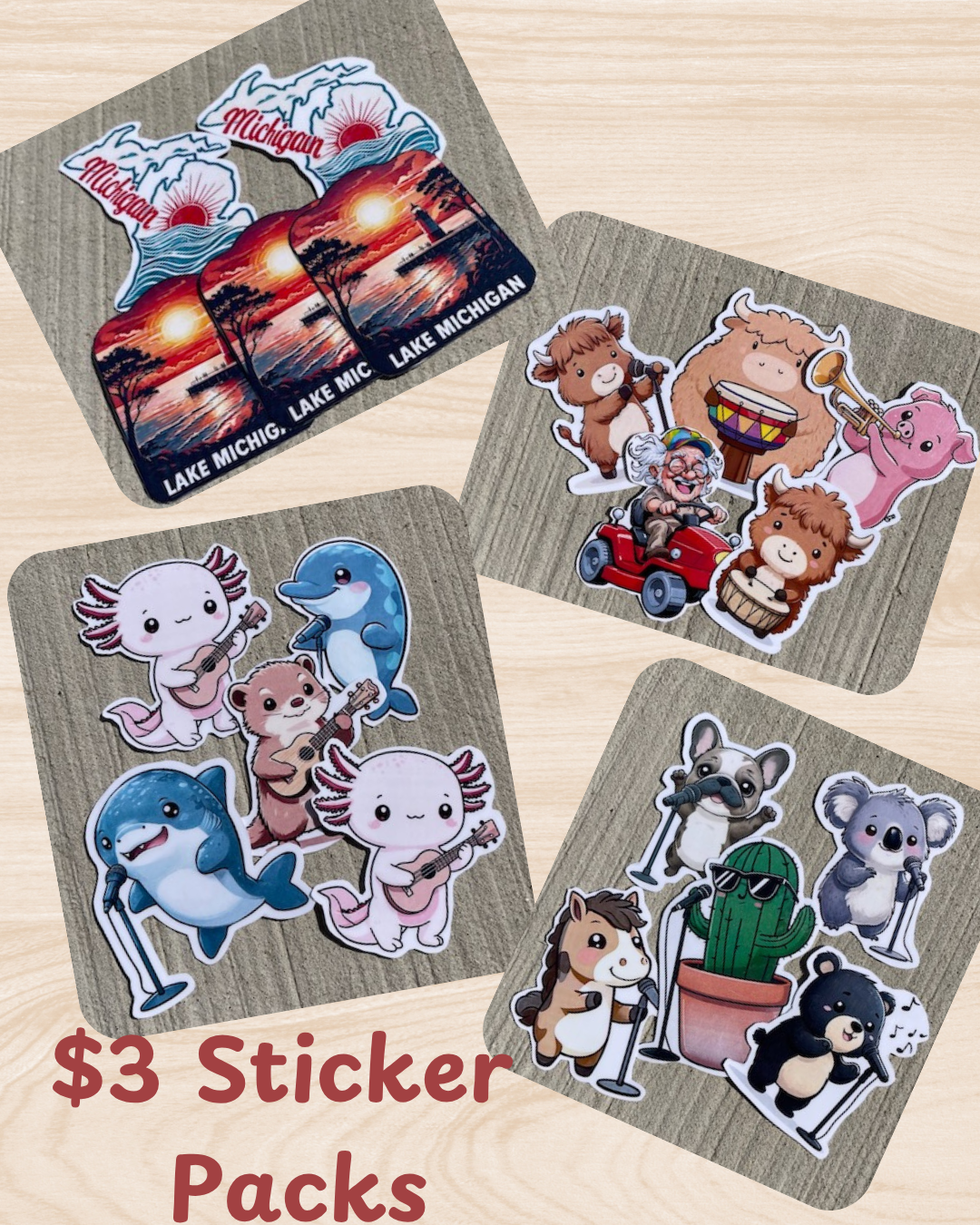 Oops!! Super Clearance Stickers