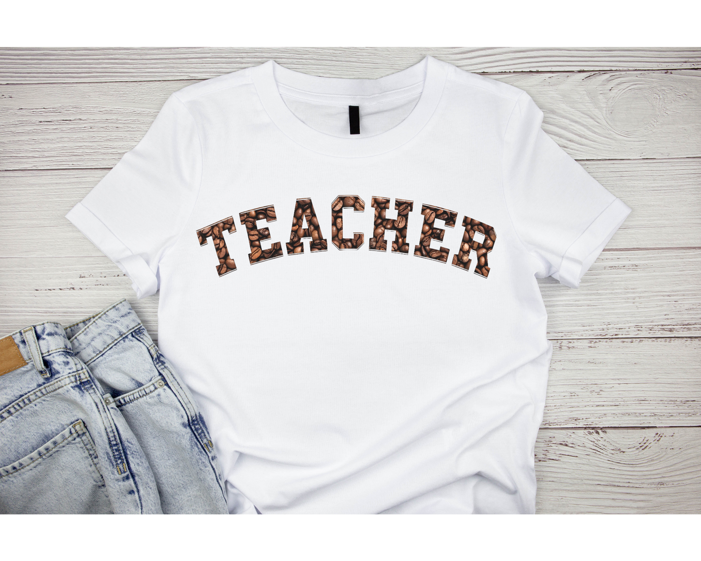 Coffee Beans Teacher TShirt