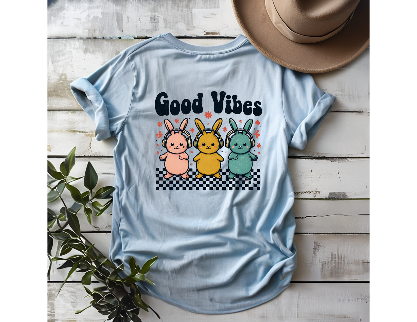 "Good Vibes" Baby Bunnies TShirt