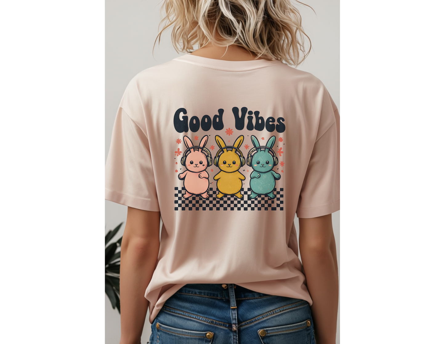 "Good Vibes" Baby Bunnies TShirt