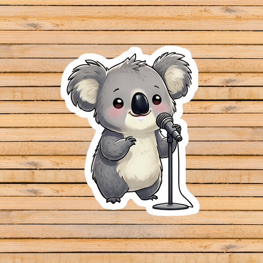 Singing Koala Sticker