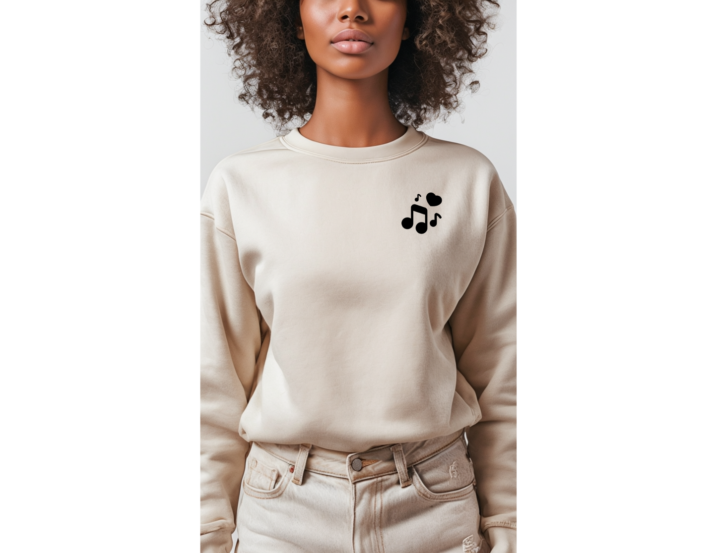 I Heart Music Crewneck